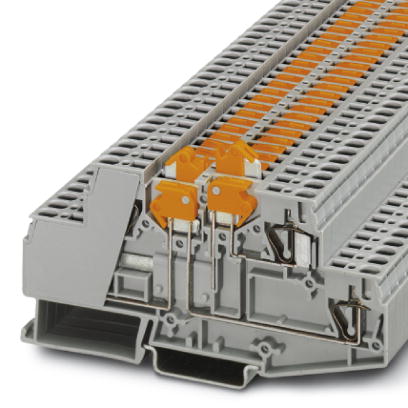 Phoenix Contact Knife Disconnect - Multi-Level Terminal Block; ZDMTK 2.5 BU; 10A; 300V; 2-Level; #26 - #12; Spring-cage Connection; Blue